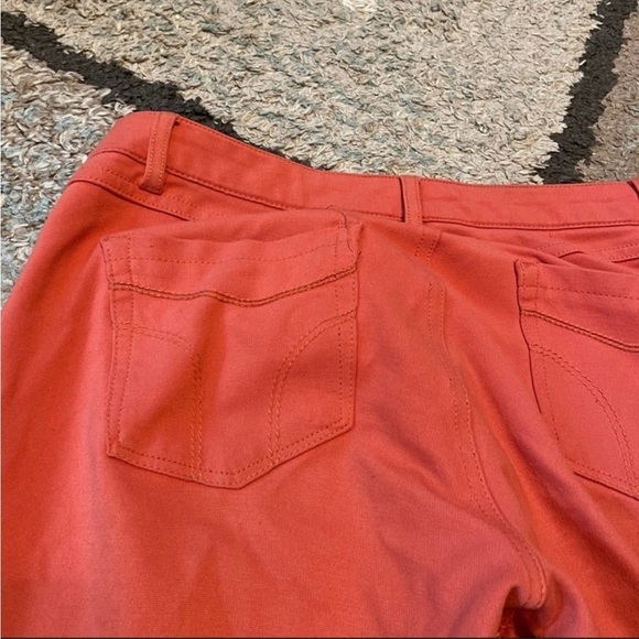 Shinestar Bright Orange Mid Rise Skinny Chinos Size XL - Picture 5 of 9
